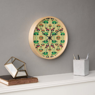 Horloge Champignons vintages