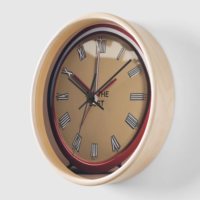 Horloge "Chaque heure compte : créative conception d'horlo (Angle)