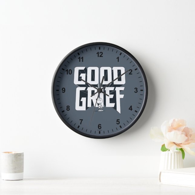 Horloge Charlie Brown "Good Grief" Rock Band Tee Graphic (Maison)
