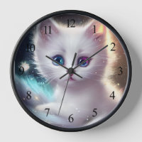 Chat blanc bouffé d'Imaginaire