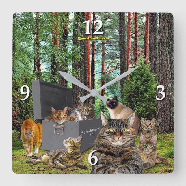 Horloge Chat de Schrodinger (Recto)