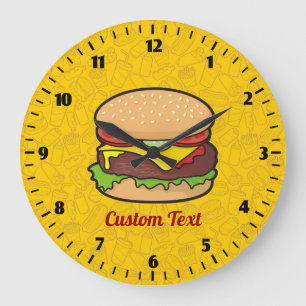 Horloge Cheeseburger