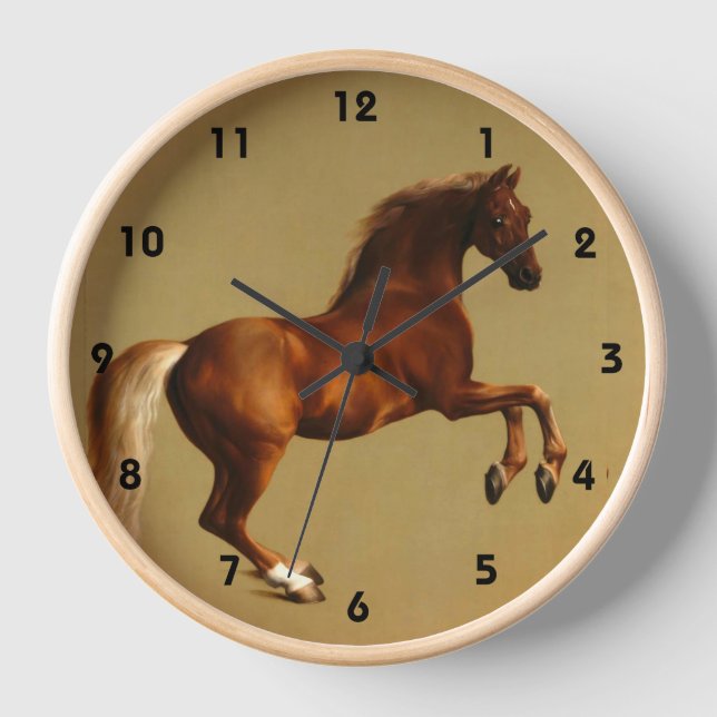 HORLOGE CHEVAL ROUGE (Recto)