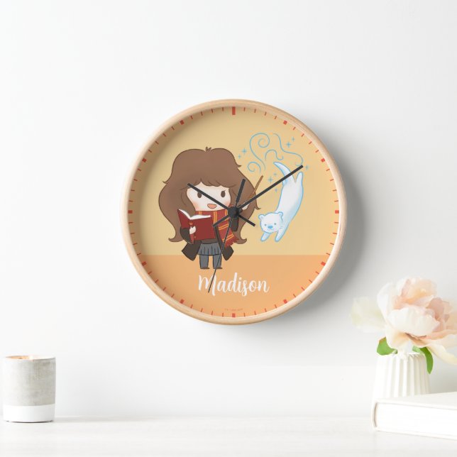 Horloge Chibi Hermione Granger Patronus (Maison)
