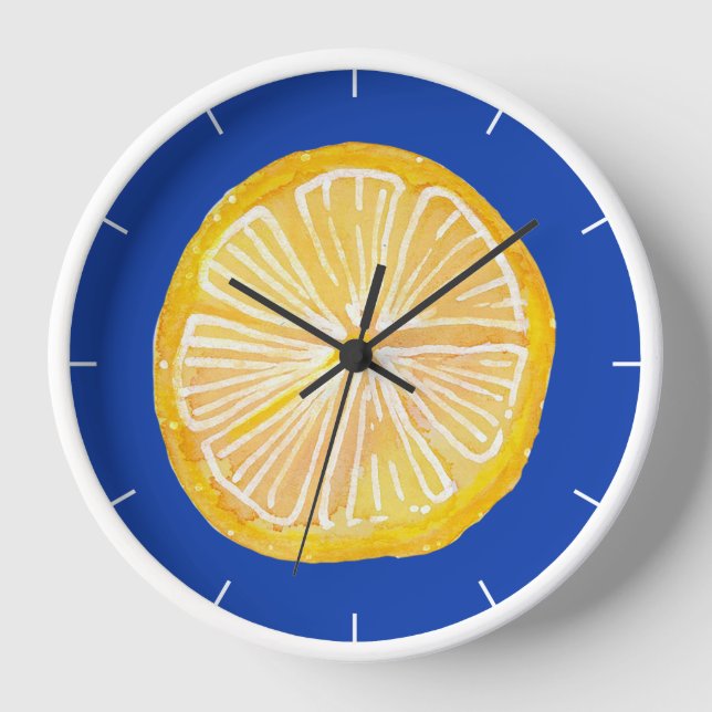 Horloge Citrus citron (Recto)
