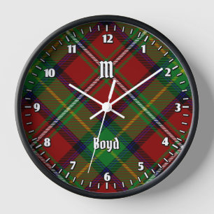 Horloge Clan Boyd Tartan
