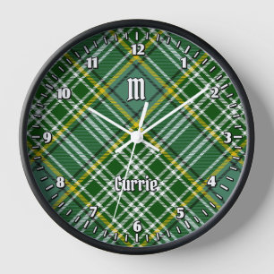 Horloge Clan Currie Tartan