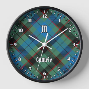 Horloge Clan Guthrie Tartan