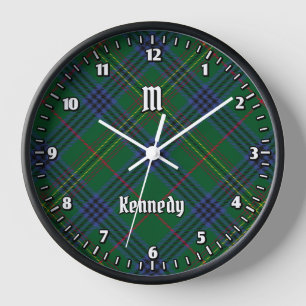 Horloge Clan Kennedy Tartan