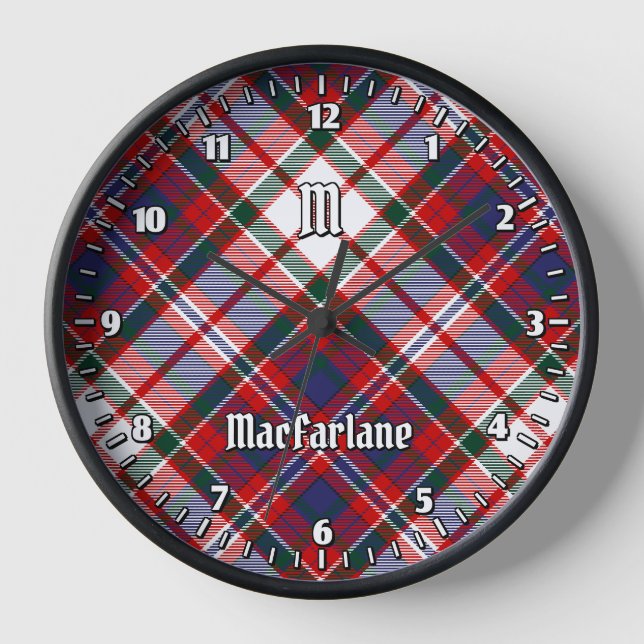 Horloge Clan MacFarlane robe Tartan (Recto)