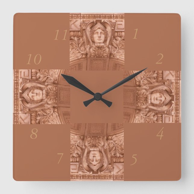 Horloge - Clavier féminin (Recto)