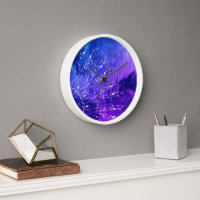 Clouds Mandala bleu violet Boho Bohemian