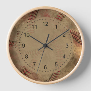 Horloge Collage de base-ball
