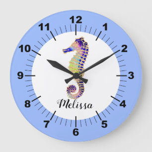 Horloge Colorée