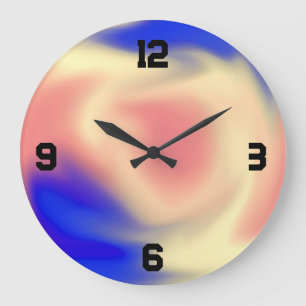 Horloge colorée
