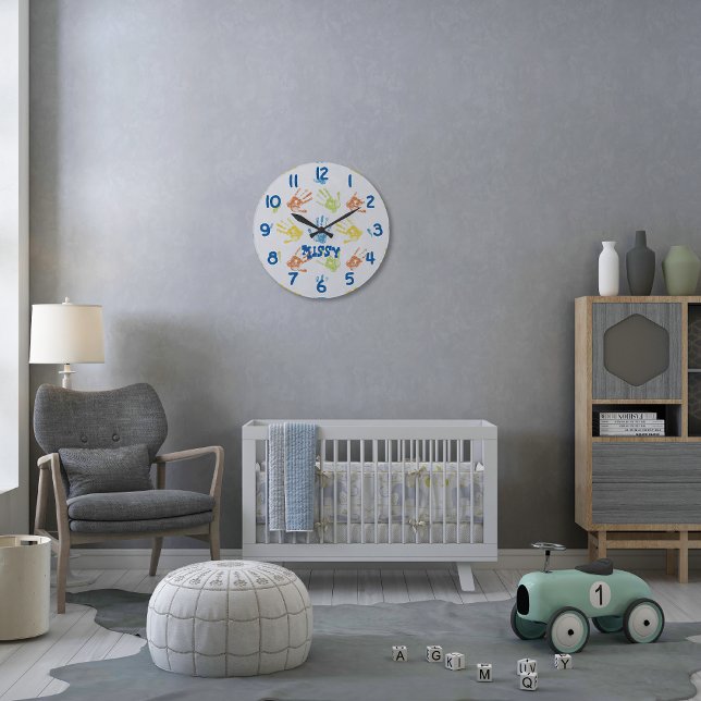 Horloge colorée personnalisée (Créateur téléchargé)