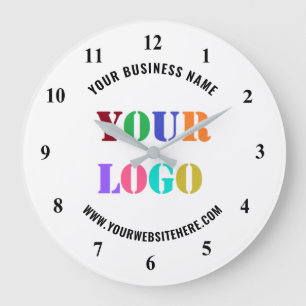 Horloge commerciale promotionnelle de logo personn
