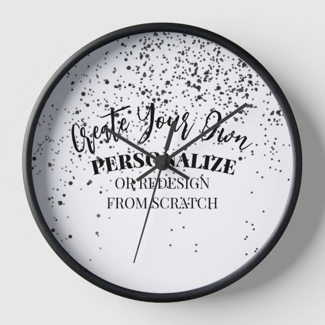 Horloge Concevez votre propre personnalisation (Recto)