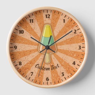 Horloge Cone Shaped Sorbet Stick Large Clock