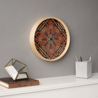 Horloge Connexion à l'art autochtone australien