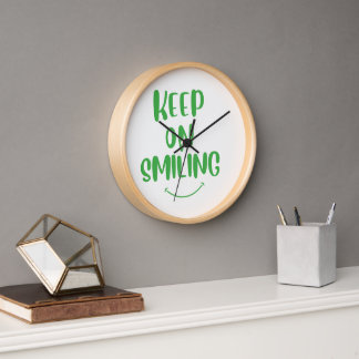 Horloge Continuez À Sourire