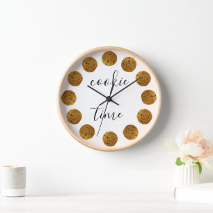 Horloge Cookie Time Chocolate Chip Cookie Cuisine