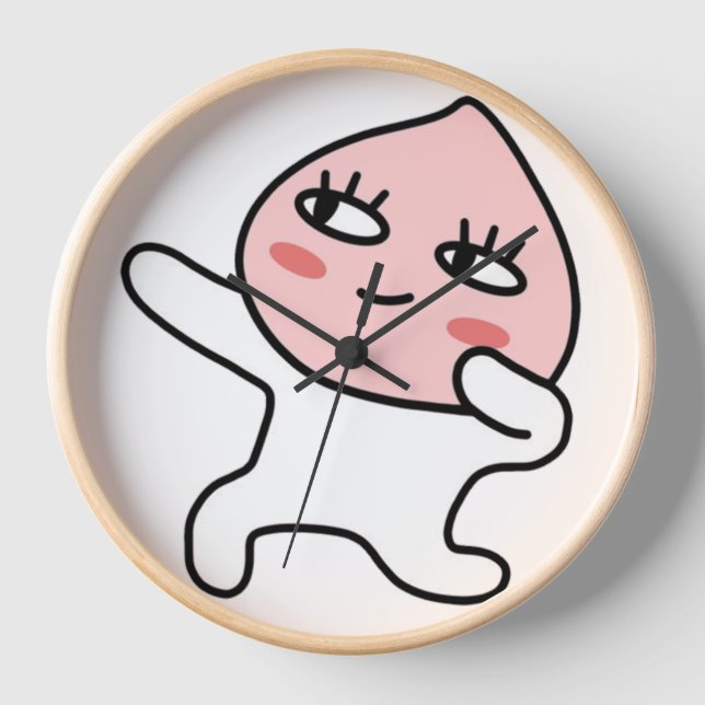 Horloge Cool Apeach (Recto)