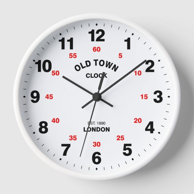 Horloge Cool & Elegant Old Town Londres (Recto)