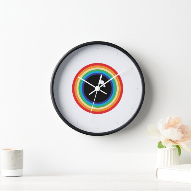 Horloge Cool Rainbow Eyeball (Maison)