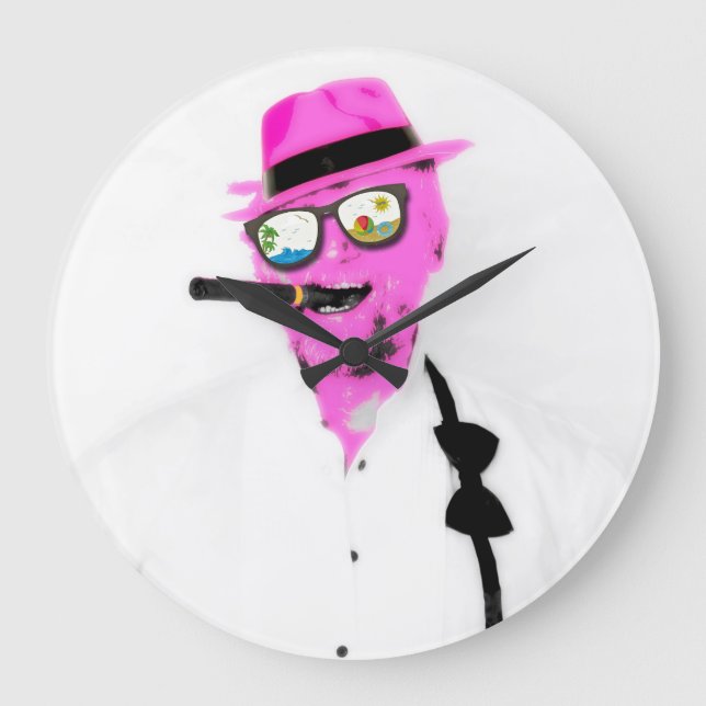 Horloge cool Rose Dude ! (Recto)