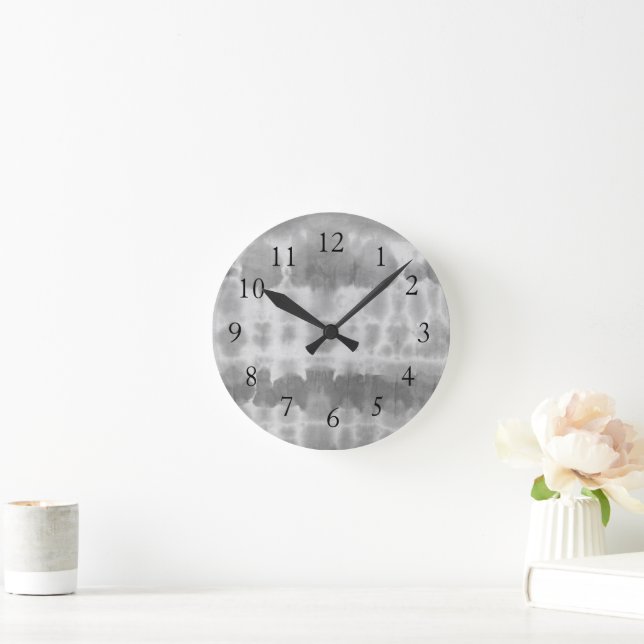 Horloge côtière de Shibori Tie Dye Beach (Maison)