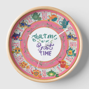 Horloge Cottage Core Ferme Thé Boutique Cuisine Café