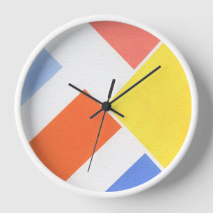 Horloge Couleurs minimalistes