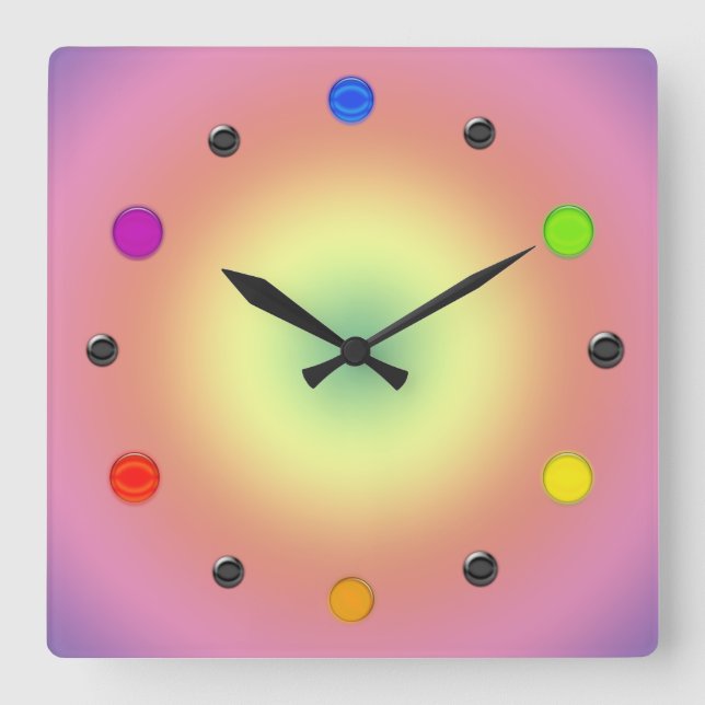 Horloge - Couleurs primaires (Recto)