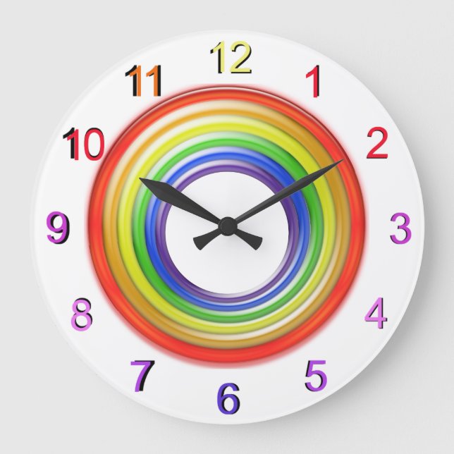Horloge - Couleurs principales (Recto)