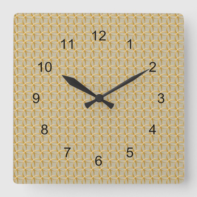 Horloge - Courrier de la chaîne de liens d'or (Recto)