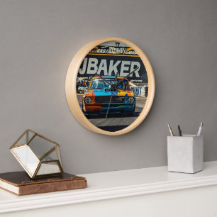 Horloge course de boulangerie