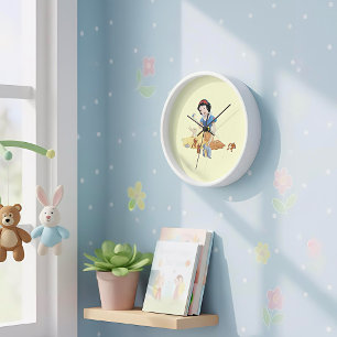 Horloge Couvercle blanche neige
