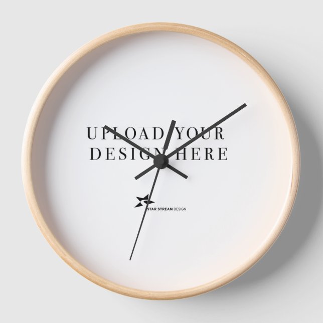 Horloge Créez votre propre design (Recto)