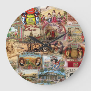 Horloge cubaine de cru de nostalgie