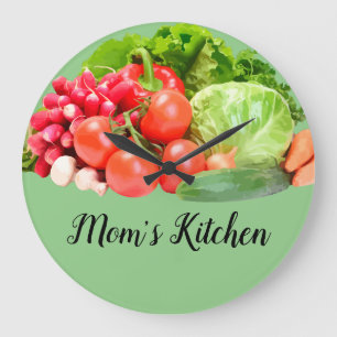 Horloge Cuisine De Légumes Frais Pour Maman