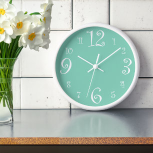 Horloge Cuisine élégante Retro des années 1950 personnalis