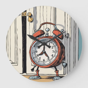 Horloge d'alarme pivotante - Porte Whimsical