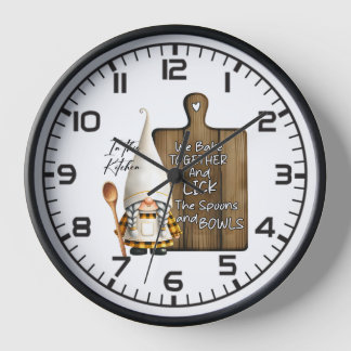 Horloge Dans Cette Cuisine Nous Cuisinons Ensemble