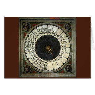 Horloge dans le Duomo par Paolo Uccello