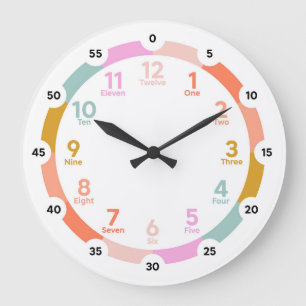 Horloge d'apprentissage - brise fraîche