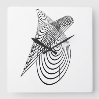 Horloge d'art géométrique