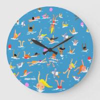 Horloge d'art : John Dyer Swimmers