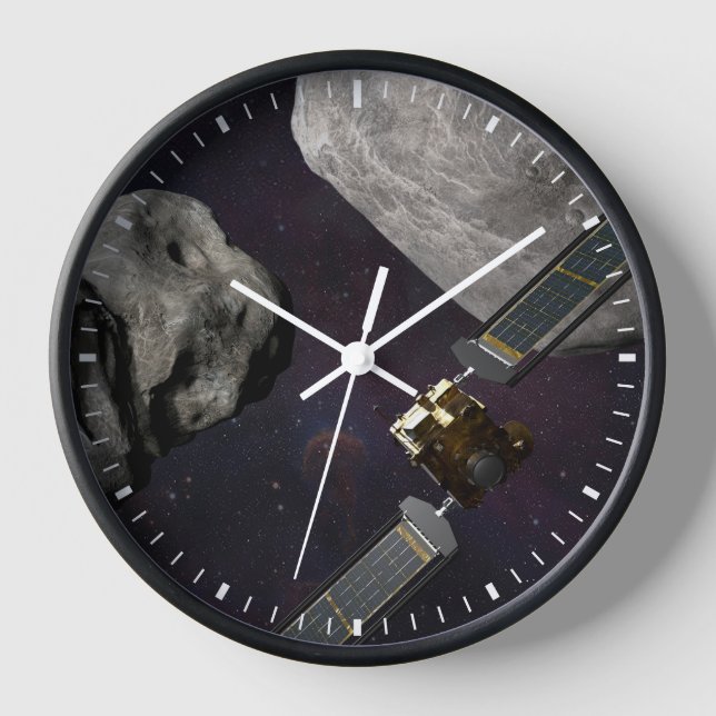 Horloge Dart Spacecraft Et Le Liciacube Avant Impact (Recto)