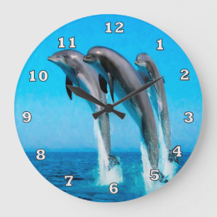 Horloge de 3 dauphins